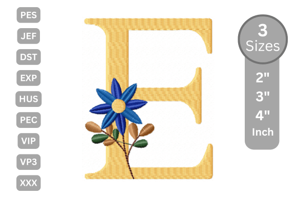 Botanical Flower Letter E: A Craft Fair Review