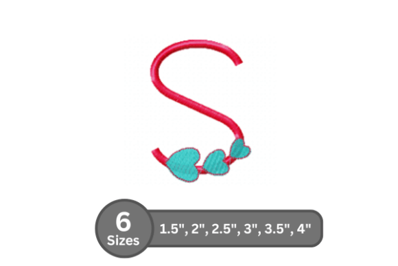 Candy Heart Alphabet -S: A Designer’s Stitch Test
