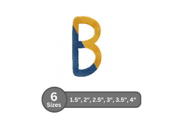 Chalk Split Alphabet -B: Holiday Embroidery Review