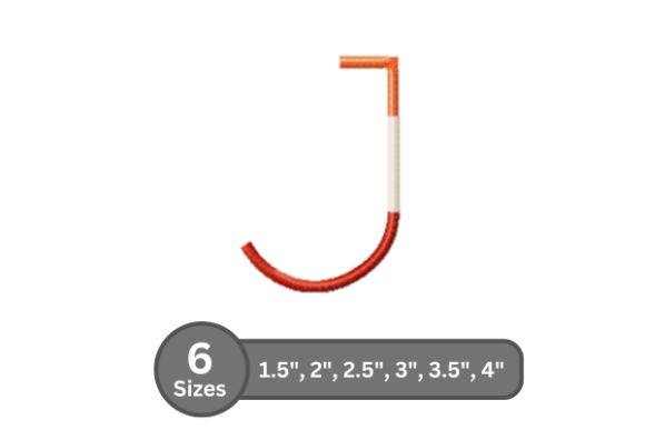 Color Bar Alphabet - J: A Holiday Embroidery Review