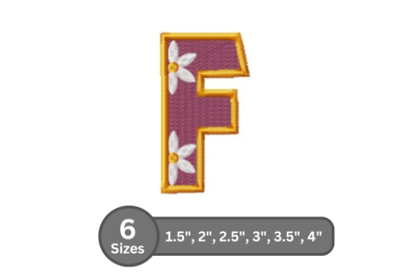 Daisy Joy Alphabet -F: A Seasonal Embroidery Review