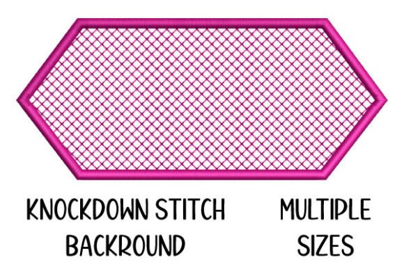 Elongated Knockdown Stitch Background Review