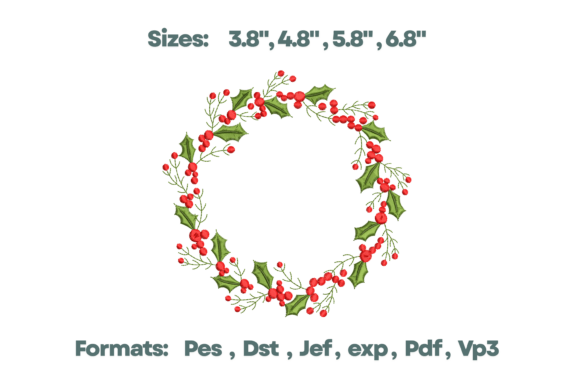 Holly Berry Circle Monogram Wreath Review