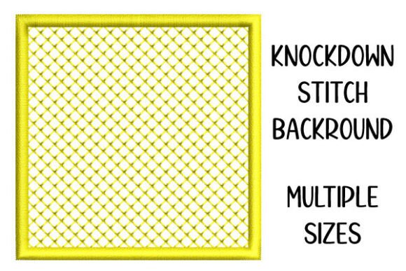 Knockdown Stitch Background Square Shape Review