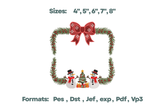 Snowman Wreath Frame Christmas Monogram Review
