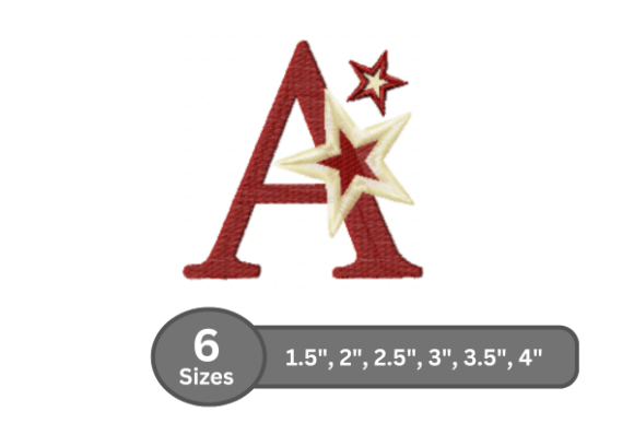 Star Pop Alphabet - a: A Designer’s Stitch Test