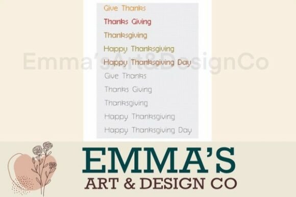 Thanksgiving Words Cross Stitch Pattern Review