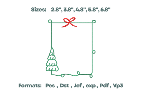 Vertical Tree Frame Monogram Border Review